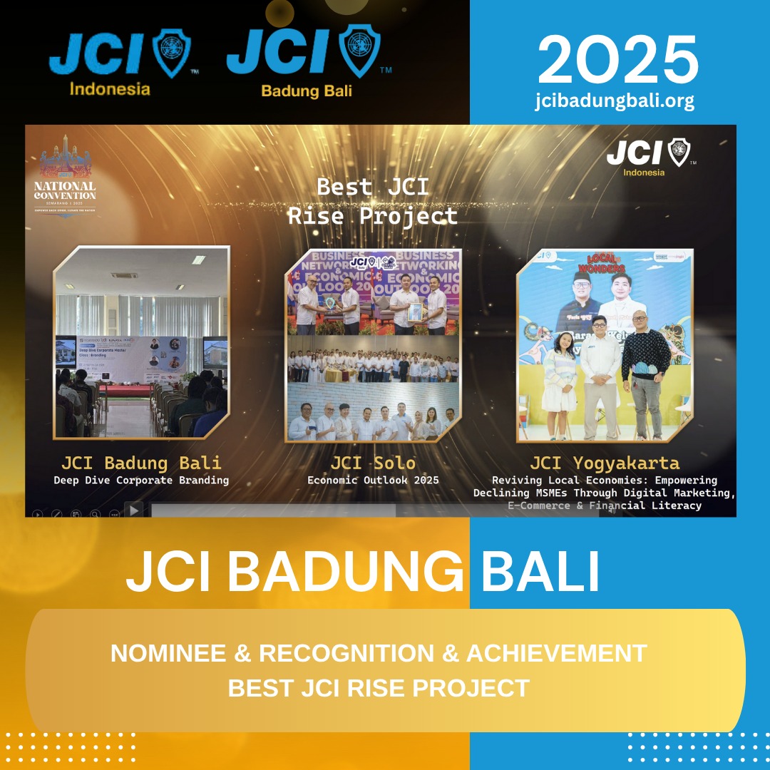 JCI Badung Bali 2025 National Conference Best JCI RISE Project Achievements