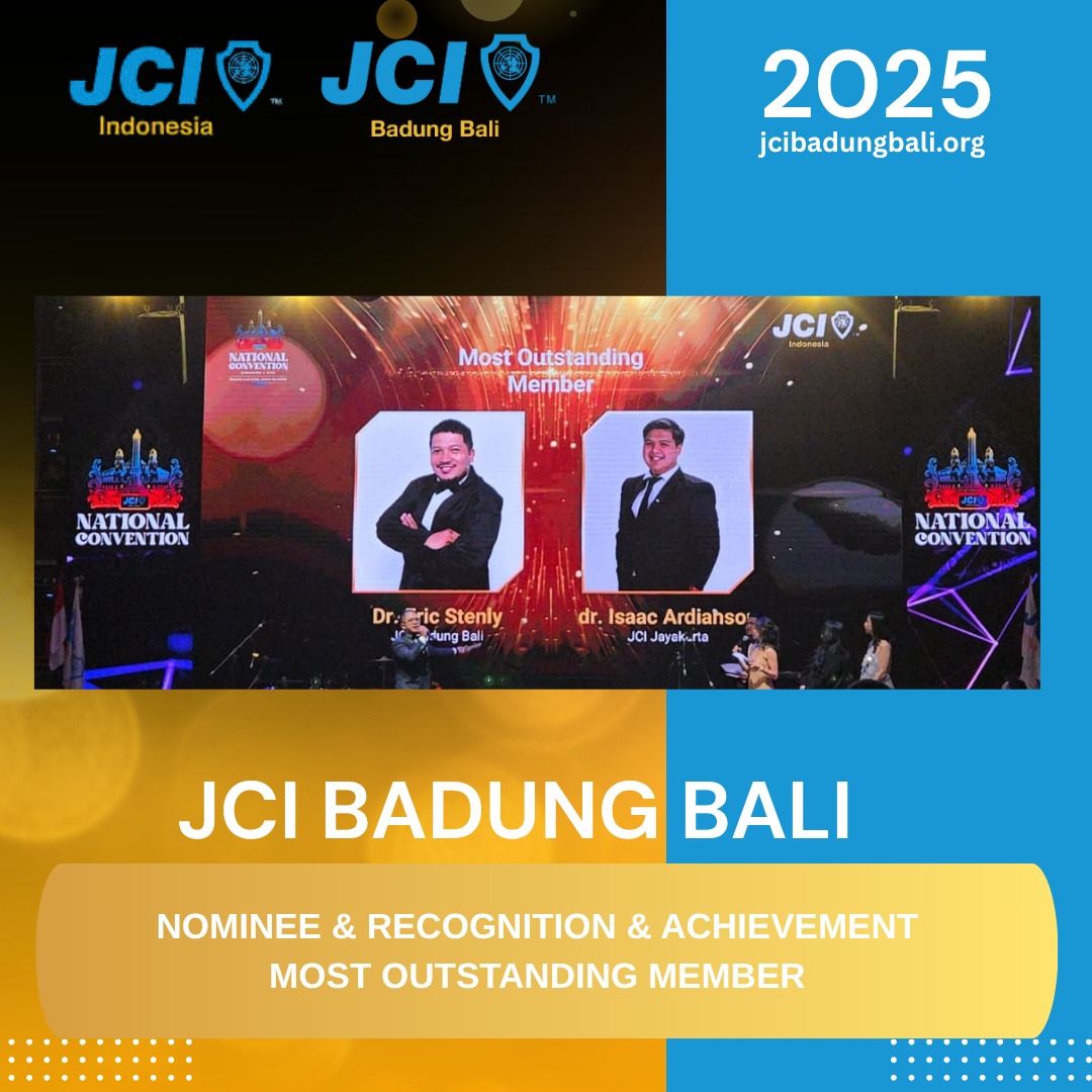 JCI Badung Bali 2025 National Conference Most Outstanding Member Achievements