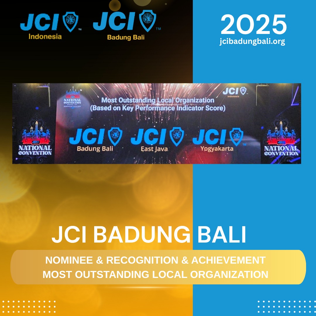 JCI Badung Bali 2025 National Conference Most Outstanding Local Organization Achievements